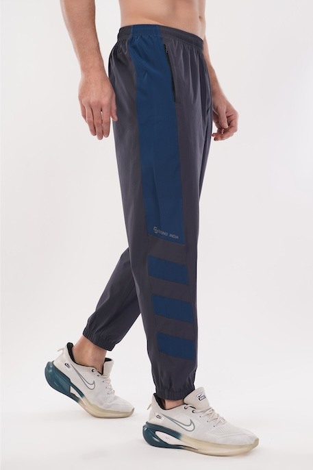 NS Narrow Bottom Straight Fit Sports Lower | Running, Gym Sports Lower, Multipurpose, Regular Fit, Summer Track Pants, Night Trouser, Mens & Boys Lower | Dark Grey - Airforce