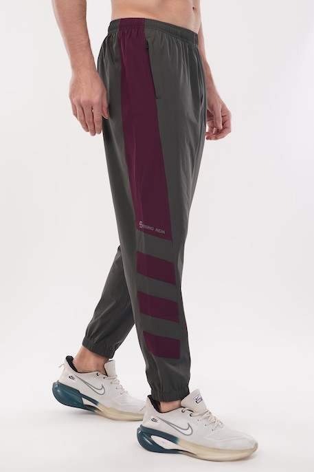NS Narrow Bottom Straight Fit Sports Lower | Running, Gym Sports Lower, Multipurpose, Regular Fit, Summer Track Pants, Night Trouser, Mens & Boys Lower | Mehndi -  Meroon