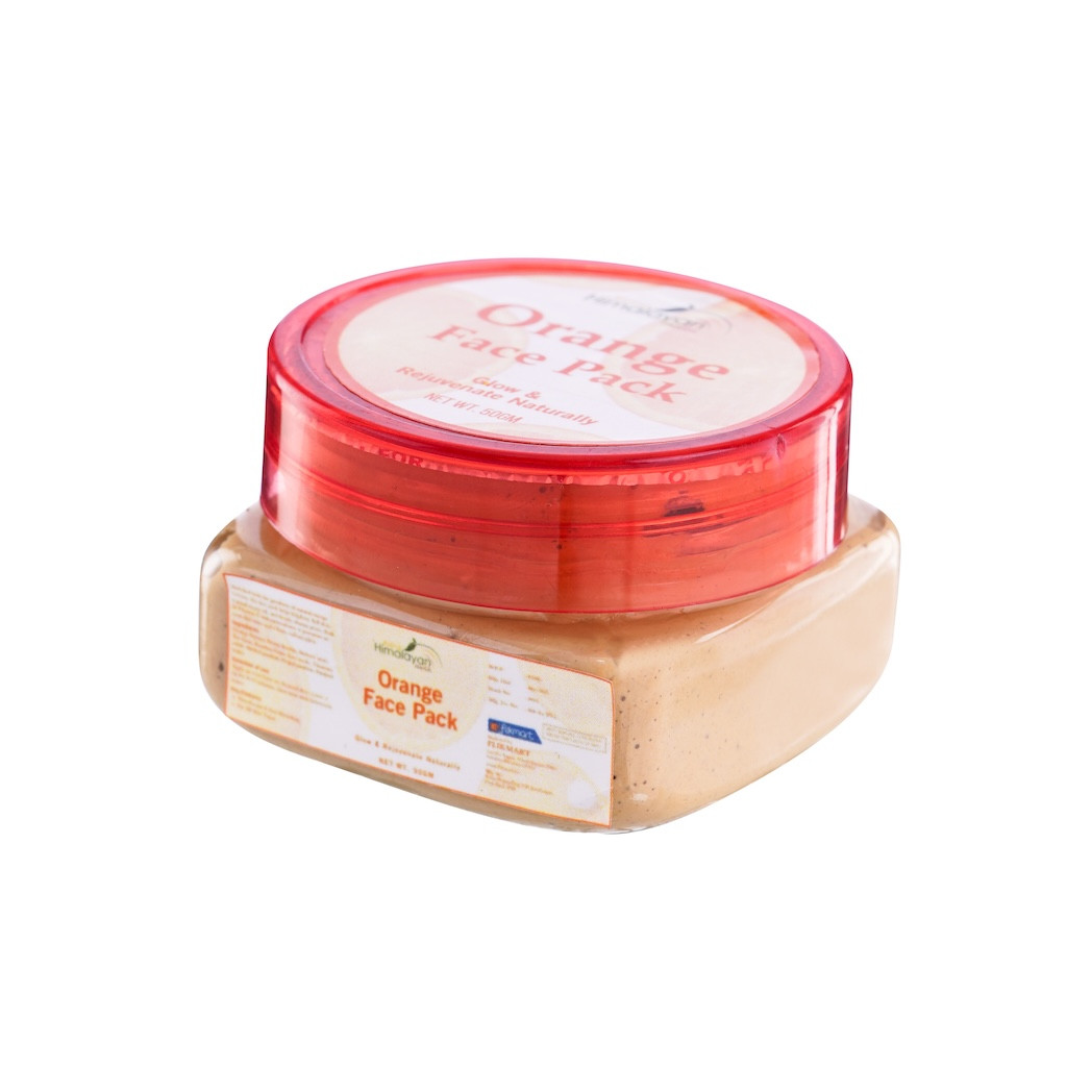 Orange Face Pack | Helps Brighten Dull Skin, Control Excess Oil, Deeply Cleanse Pores | Enriched With Natural Extract & Brightening Skin And Glowing Face