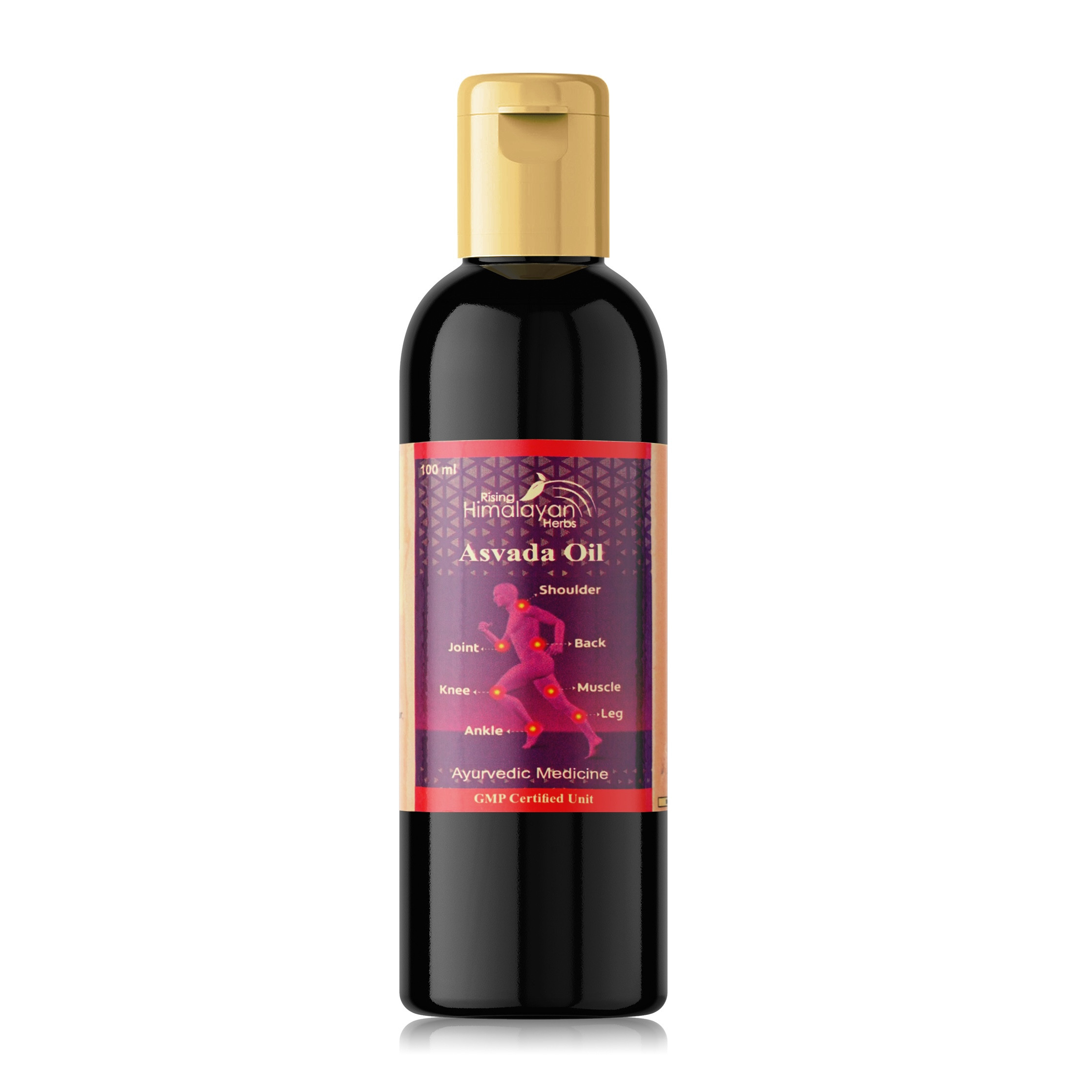 Asvada Oil | 100 ML |Ayurvedic Pain Relief Oil | Powerful Dual Action Formula: Instant & Long-Term Pain Relief From Joint, Muscle & Back Pain, Sprains