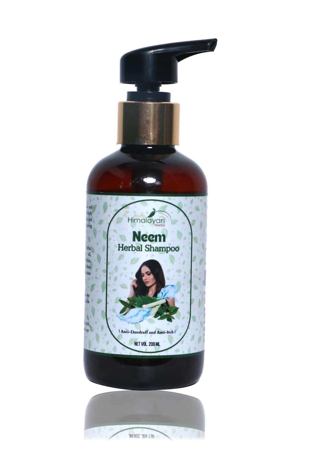 Neem Herbal Shampoo | Ayurvedic Shampoo for Hair Growth | Anti-Bacterial, Anti-Fungal and Anti-Oxidant Properties | Prevents Hair loss, Relieves Itching and Promotes Hair Growth