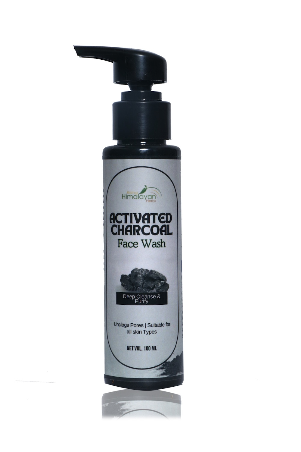 Activated Charcoal Face Wash For Men & Women | Brightening, Acne-Fighting, & Skin Reviving Formula Activated Charcoal Pack Of 100ml