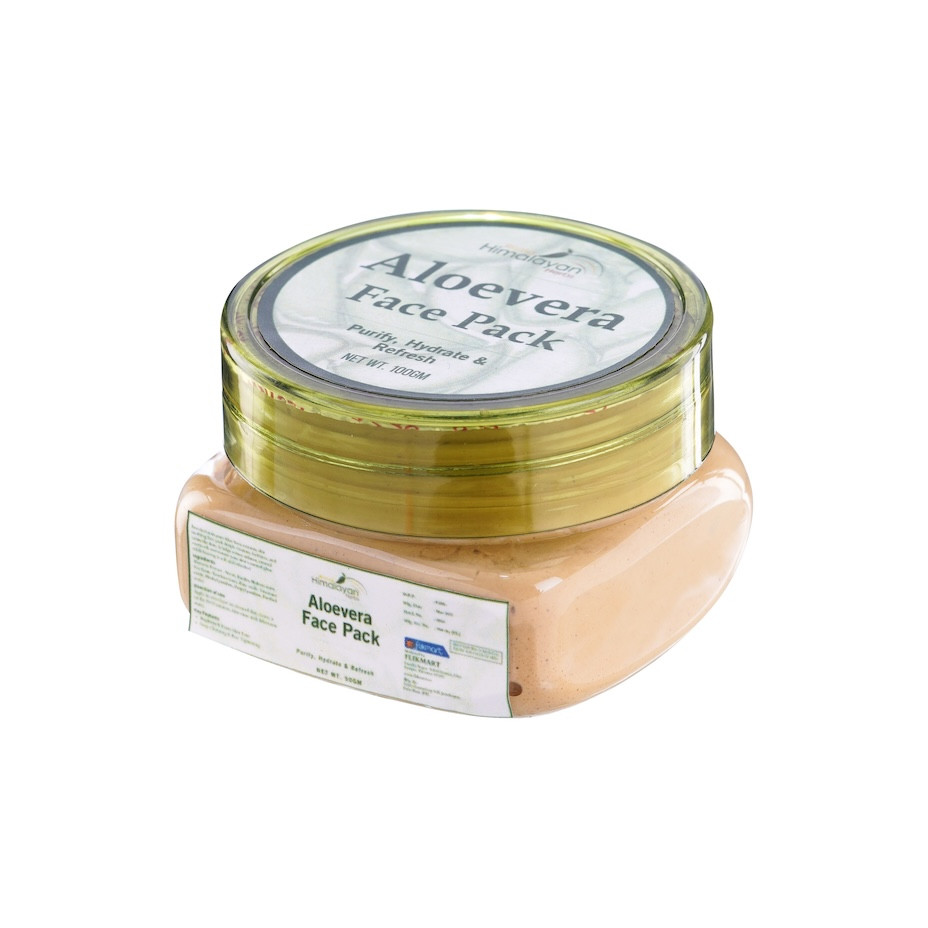 Aloevera Face Pack | Helps Brighten Dull Skin, Control Excess Oil, Deeply Cleanse Pores | Enriched With Natural Extract | Purify, Hydrate, Refresh & Brightening Skin And Glowing Face
