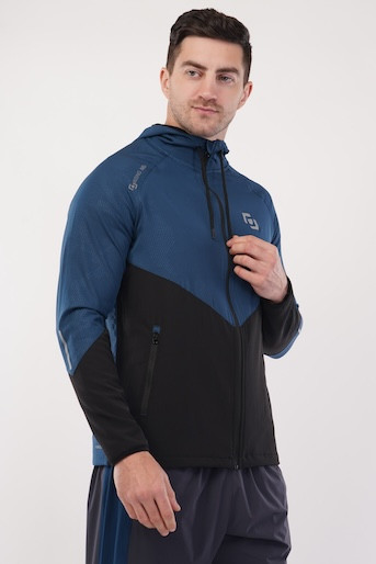 NS Dry Fit Regular Hoodie Upper With Soft Linner Fabric Inside | 2 Color Combination | Latest Design | Regular Wear | Upper | Hoodie | Airforce Print - Black