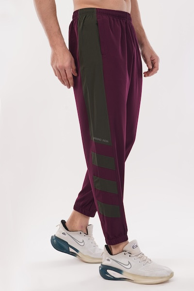 NS Narrow Bottom Straight Fit Sports Lower | Running, Gym Sports Lower, Multipurpose, Regular Fit, Summer Track Pants, Night Trouser, Mens & Boys Lower | Meroon - Mehndi