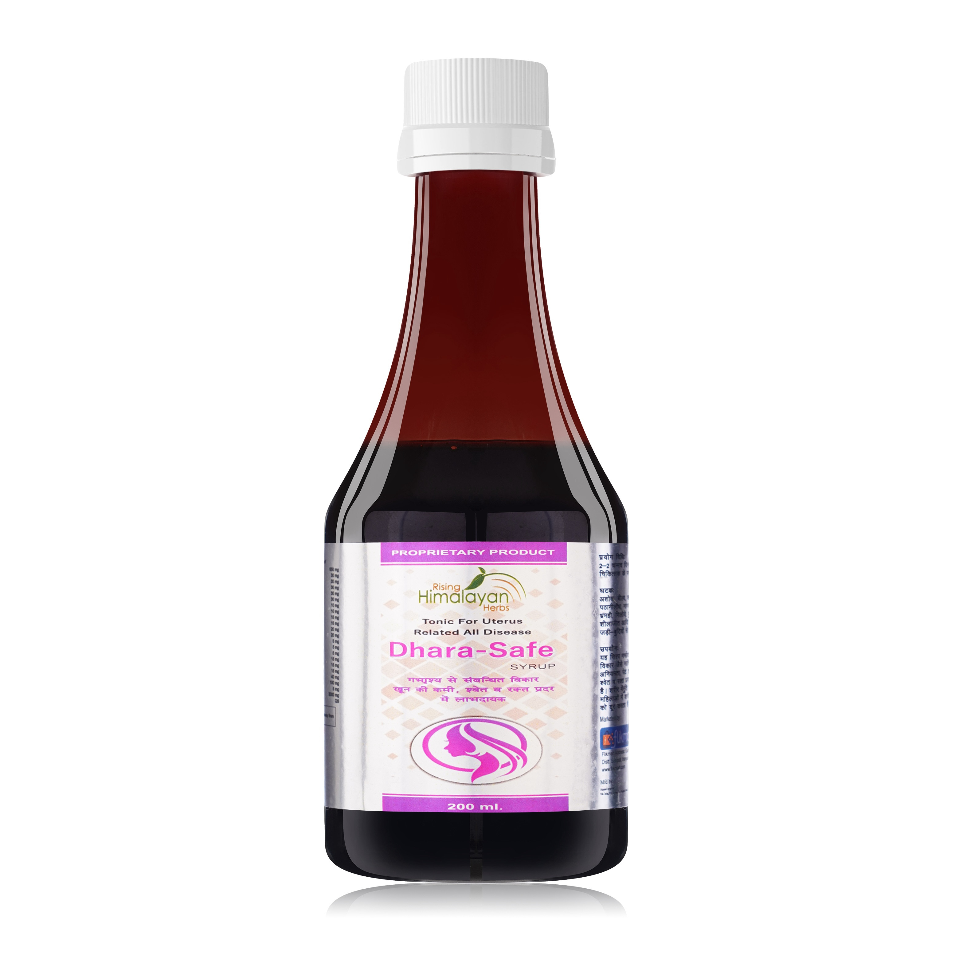 Dhara Safe | 200 ML | Syrup Manages Uterine Health | Controls Irregular Periods | Provides Relief From Period Cramps (Pack of 1)